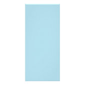 Publicitaire Carte rack bleu clair pour entreprise (Dos)