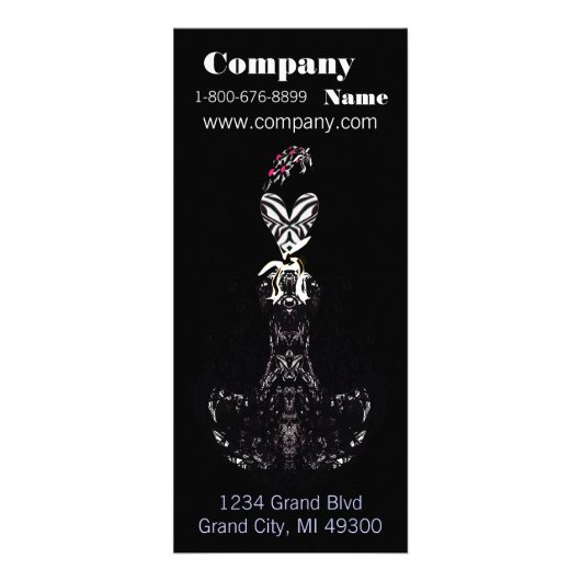 Publicitaire Carte Rack Boutique (Devant)