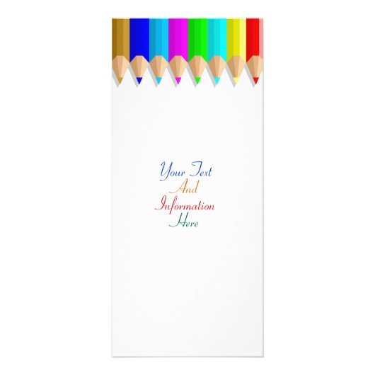Publicitaire Carte rack couleur (Devant)