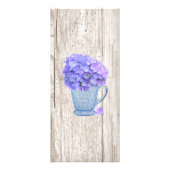 Publicitaire Carte Rack Country Hydrangea (Dos)