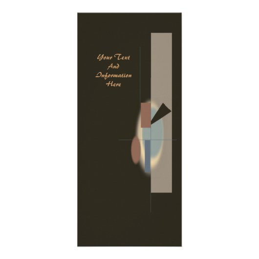 Publicitaire Carte rack d'art Abstrait (Devant)