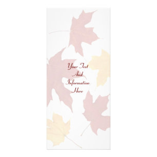 Publicitaire Carte rack d'automne