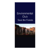 Publicitaire Carte rack de forêt (Dos)