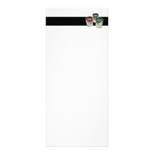 Publicitaire Carte rack de peinture