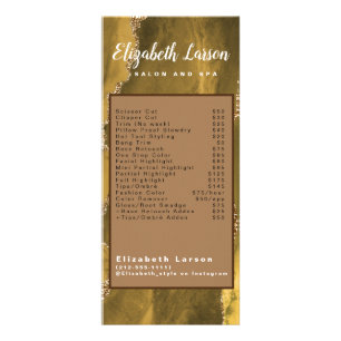 Publicitaire Carte Rack de salon de coiffure pour artiste de ma