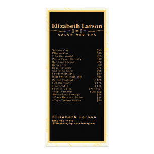 Publicitaire Carte Rack de salon de coiffure pour artiste de ma