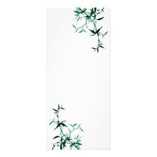 Publicitaire Carte rack en bambou vert