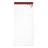 Publicitaire Carte rack professionnelle classique (Dos)