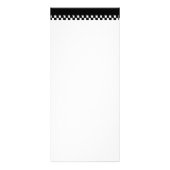 Publicitaire Carte rack professionnelle classique (Dos)