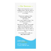 Publicitaire Carte rack Reiki (Dos)