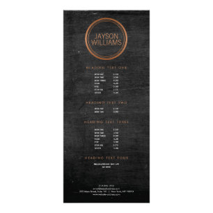 Publicitaire Carte rack vintage en cuivre