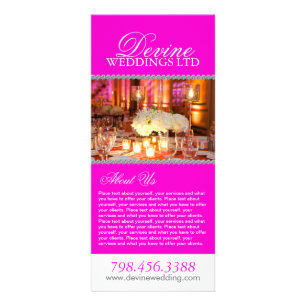 Publicitaire Carte rack Wedding planner entièrement personnalis