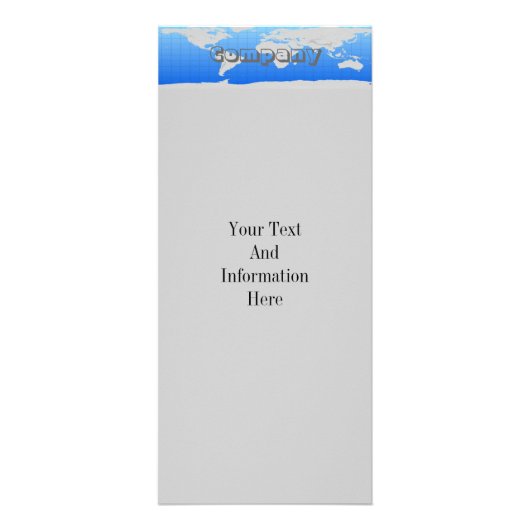 Publicitaire Carte rack World Map (Devant)