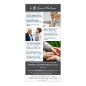 Publicitaire Carte VIP Senior Wellness Rack (Dos)