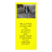 Publicitaire Carte vive de support (Devant)