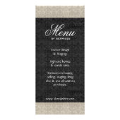 Publicitaire Chandelier design d'intérieur carte en rack Beige (Dos)