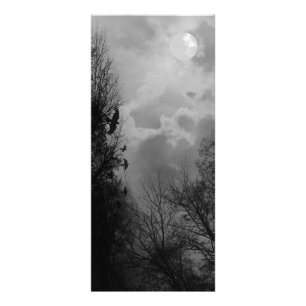 Publicitaire Ciel hanté avec Modèle de carte en rack Ravens