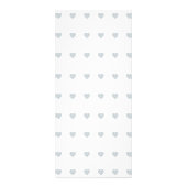 Publicitaire Coeur bleu, carte rack (Dos)