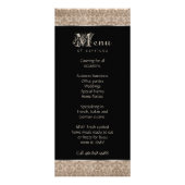Publicitaire Couverts Carte en rack Beige (Dos)