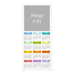 Publicitaire Créez votre propre carte rack calendrier 2022