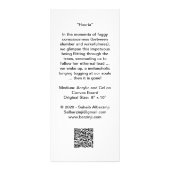 Publicitaire Houria - Carte en rack (Dos)