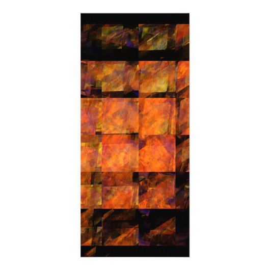 Publicitaire La carte murale en rack d'art Abstrait (Devant)