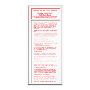 Publicitaire La carte Template1 de support de la série 4x9