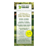 Publicitaire Le modèle fait sur commande de carte de support de (Devant)