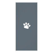 Publicitaire Le vétérinaire entretient la carte de support de (Dos)