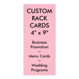 Publicitaire Modèle blanc de carte en rack personnalisée