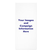 Publicitaire Modèle de carte de campagne électorale (Dos)
