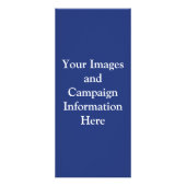 Publicitaire Modèle de la carte rack de campagne électorale pol (Dos)