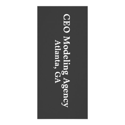 Publicitaire Modélisation de la carte de support (Dos)