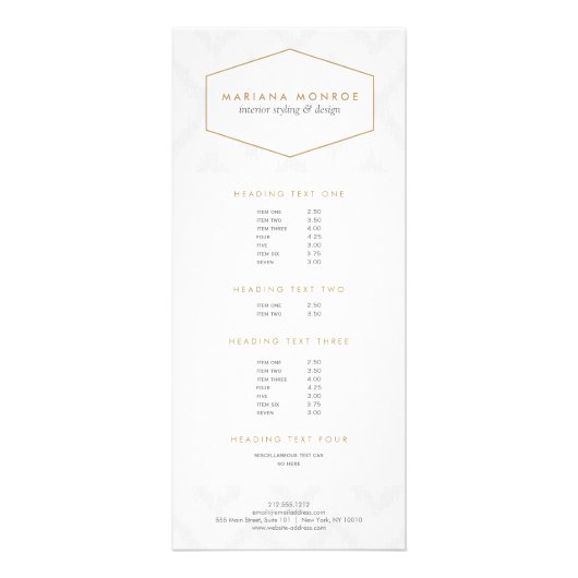 Publicitaire Motif Ikat en Gris Designer carte rack (Devant)