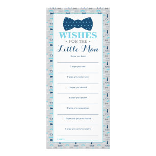Publicitaire Voeux pour le Petit Homme, Bonne Voix Carte