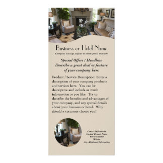 Publicitaire Voyage, hôtel, impression de carte de support de