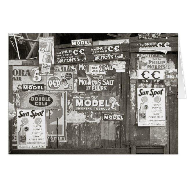Publicité ancienne, 1938 (Devant horizontal)
