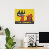 Publicité Art déco de l'eau minérale (Bureau à domicile)