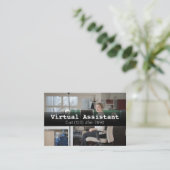 Publicité Assistant virtuel Carte de visite cadeau (Debout devant)
