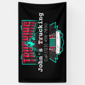 Publicité Camionnage Entreprise Bannière commercia (Vertical)