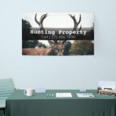 Publicité Chasse Propriété Entreprise Bannière d'e (Salon professionnel)