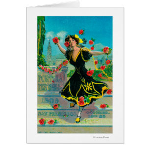 Publicité de festival de Portola (danseur)