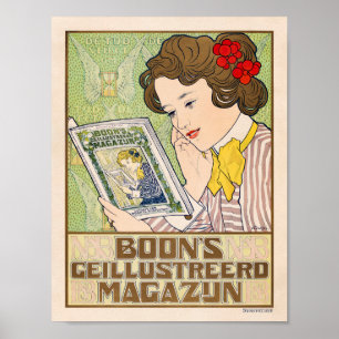 Publicité du magazine vintage par Caspel Poster