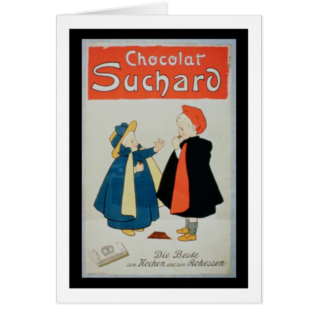 Publicité par affichage "chocolat de Suchard" (Devant)