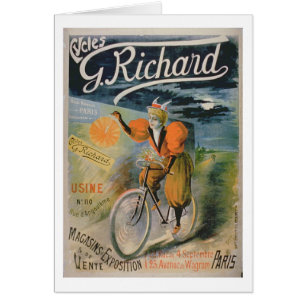 Publicité par affichage "G. Richard Cycles", Paris