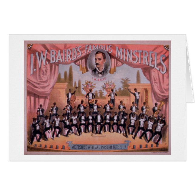 Publicité pour 'des troubadours de Famous d'I.W. (Devant horizontal)