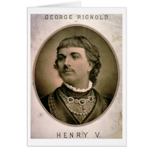 Publicité pour "George Rignold comme Henry V" (col