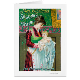 Publicité pour le sirop calmant de Mme Winslows