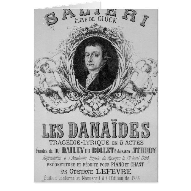 Publicité pour 'Les Danaides' (Devant)