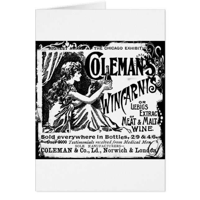 Publicité tonique vintage Wincarnis (Devant)